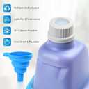 Bisenkud Refillable Bottle for Swiffer Wet Jet Mop - 500ml /17 FL OZ - Leak-Proof HDPE Solution Bottle, EmptyNot for Power mop