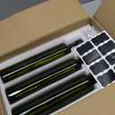 Frcctre 6 Pack 17 Oz Glass Olive Oil Dispenser Bottles, Oil and Vinegar Cruet Set With Stainless Steel Pourer Spouts, Olive Oils Carafe Decanter for Kitchen, Dark Green