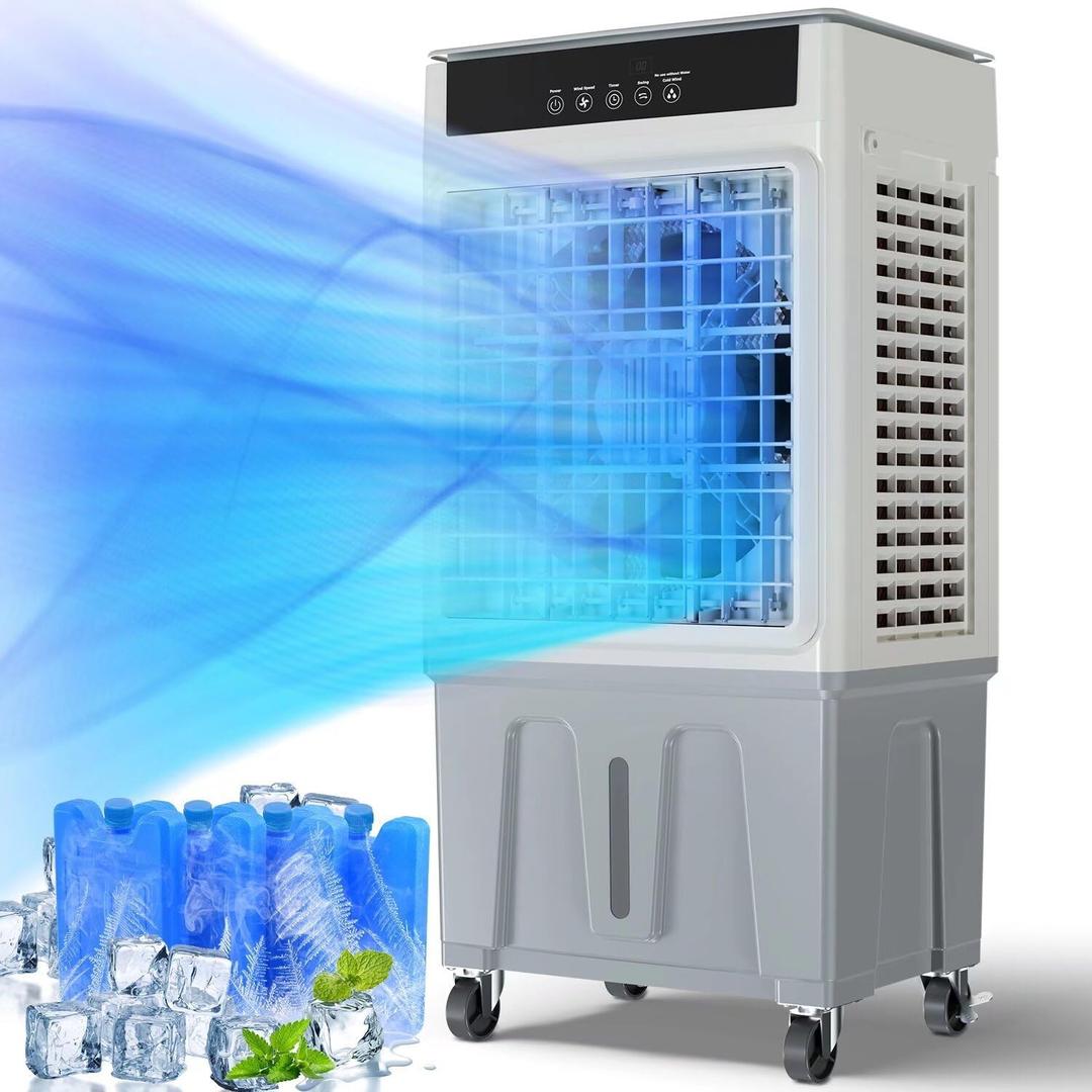 Portable Air Conditioner, 3 in 1 Evaporative Swamp Air Cooler,