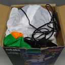 7Ft Christmas Inflatables Snowman Built-in Music Box & Rotating Colorful LED Lights, Christmas Inflatable Decoration Outdoor Blow Up Yard Decoration Snow Man for Holiday Party Xmas New Year