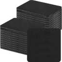 Threlaco 100 Pcs Dermaplaning Blade Wiping Pads on Gloves Dermaplane Razor Wipes Hair Remover for Women Men Face Eyebrows Shaver Dermaplaning Tool Esthetician Supplies, Black