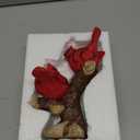 Cardinal Bird Figurine Red Cardinal Bird Perched on a Branch Decorative Figurine Cardinal Bird Decor and Gifts
