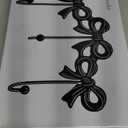 2Pcs Gold Bow Hooks Coat Rack, Wall Mount Coat Hook, Bow Room Wall Decorations, Wall Hook for Hanging Coat, Hat, Jacket (Gold