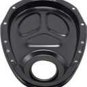 Black Timing Chain Cover Gaskets & Bolts Set for Small Block Chevy 265 283 327 350 383 & 400