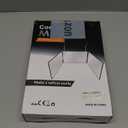 HIEEY 3 Way Mirror for Hair Cutting,360 Trifold Mirror with Height Adjustable Telescoping Hooks,and 5X Magnification,for Makeup, Hair Styling