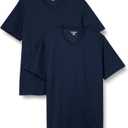 Men's V-Neck T-Shirts, Pack of 2 (3X-Large Big)