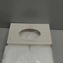 Lovely Care 1 Pack Muslin Burp Cloths 100% Cotton Muslin Cloths Large 20''x10'' Extra Soft and Absorbent Baby Burping Cloth - White