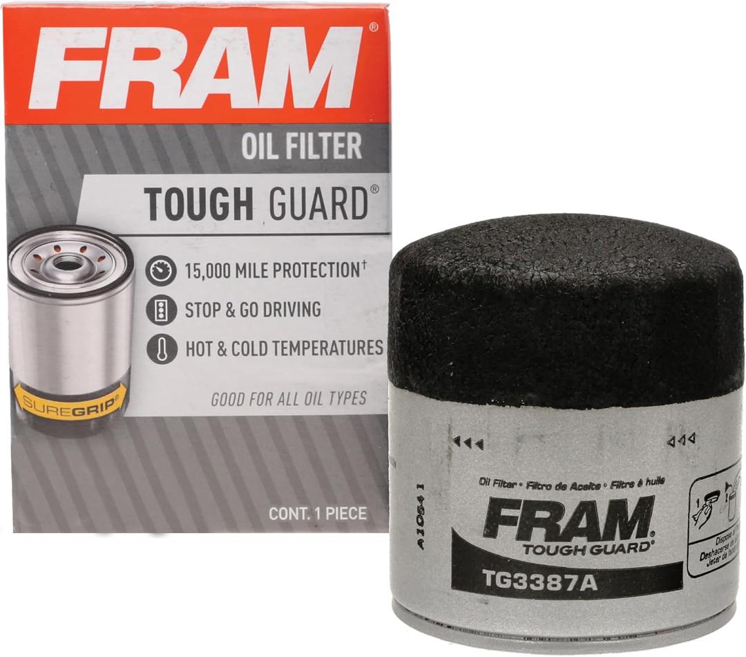 FRAM Tough Guard TG3980, 15K Mile Change Interval Spin-On Oil Filter