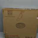 Sundale Outdoor Adjustable Umbrella Table, Portable Round Table Tray with Umbrella Hole, for Beach Patio Garden Poolside 20in Dia