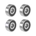 uxcell 1614-2RS Deep Groove Ball Bearing 3/8-inchx1-1/8-inchx3/8-inch Sealed Z2 Lever Bearings 3pcs
