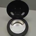 Dental Ultrasonic Retainer Cleaner Machine: 45kHz Dental Cleaning Pod for Denture, Mouth Guard, Night Guard, Aligner, Braces, Toothbrush Head & Jewelry, UV Cleaner with Digital Timer & 4 Modes, Black