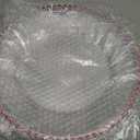 12 Pack Clear Charger Plates Bulk Wedding, 13 Inch Plastic Round Dinner Chargers with Red Beaded Rim, Acrylic Round Decorative Plates for Wedding Party Home and Tabletop Decor (Red), 12 Pcs