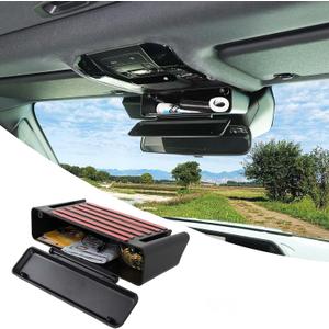 Inner Rearview Mirror Storage Box Compatible with Toyota Land Cruiser 250 Prado LC250 J250 2024 2025 Accessories ABS Center Console Organizer Tray Accessories 1PCS