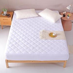 evoLive 100% Waterproof Coated Microfiber Mattress Productor 15" Deep Pocket (White, King)