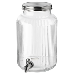 IKEA VARDAGEN 5.0L Glass Jar with Tap Beverage Dispenser