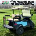 10L0L Universal Golf Cart Rear Seat Safety Grab Bar Fits for Club Car DS Precedent EZGO TXT RXV