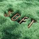 Hutha 8x10 Large Area Rugs for Living Room, Super Soft Fluffy Modern Bedroom Rug, Tie-Dyed Green Indoor Shag Fuzzy Carpets for Girls Kids Nursery Room Home Decor