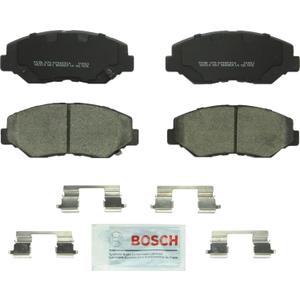 BOSCH BC914 QuietCast Premium Ceramic Disc Brake Pad Set - Compatible with Select Acura ILX; Honda Accord, Civic, CR-V, Element, Fit; FRONT