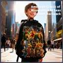3 x Merch Casual Backpack Large Waterproof Lightweight Daypack(Type A)