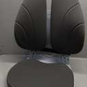 FoKon Lumbar Support for Office Chair Back Support for Car, Computer，Gaming Chair, and Home - Working Chair, Ergonomic Back Cushion for Lower Pain Relief, Improve Posture, Adjustable Height. (Gray).