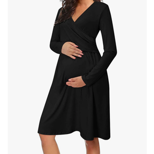 Women Summer Pregnant Nursing Shirt Maternity Breastfeeding Tops Short Sleeve Striped Clothing, 2XL