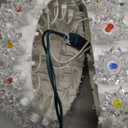 Christmas Lighted Ball 7" Outdoor Hanging Sphere Lights Orb 100 LED Multicolor Starlight Sphere for Tree, Porch, Gazebo, Bedroom Decorations (Green Wire- Multicolor)