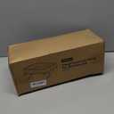 Zakkart SnugCloud Cat Window Perch with 4-Sided Bolster - Orthopedic Cat Hammock for Window Sill - Solid Hardwood & Metal Frame - Window Seat for Pets (Dark Stained Wood w/Brown Bed, Medium) (22"x15")