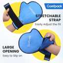 Comfpack Hand Ice Pack Gloves for Pain Relief, 2 Pack Full Hot Cold Therapy Gloves for Arthritis, Gel Ice Pack for Injures, Arthritis, Carpal Tunnel, Swelling, Suregry, Chemotherapy Neuropathy