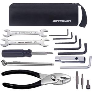 Motorcycle Repair Tool Kit for Harley-Davidson Motorcycles,Bike Basic Repairs Tool Set, Roadside Kit, Gift for Father, Husband, Christmas, Birthday