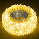 200 LED 66ft Christmas String Lights Indoor Outdoor, 8 Modes Christmas Fairy Lights with Timer & Momory, IP44 Waterproof Christmas Tree Lights for Xmas Patio Yard Fence Balcony Garden (Warm White)