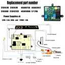 3316348.900 RV Fridge Control Board, Fit for Dometic DM2652 RM2652 etc Fridge, Seven Ports Bottom, Not Replace The Bottom Eight Or Ten Ports Old Board