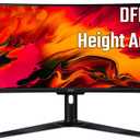 Acer EI491CR Sbmiiiphx 49" 1800R Curved DFHD (3840x1080) Gaming Monitor | AMD FreeSync Premium Pro | 32:9 | Up to 144Hz | 4ms | 90% DCI-P3 | DisplayHDR400 | 1xDisplay Port 1.2, 1xHDMI 2.0 & 2xHDMI 1.4