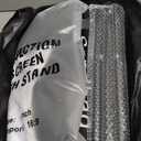 TOWOND Projector Screen with Stand, 100 inch Outdoor Projector Screen Portable Indoor Projection Screen 16:9 4K Rear Front Movie Screen with Carry Bag for Home Backyard Theater