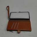 XcaseBar Compatible with Samsung Galaxy A16 5G Wallet case with Zipper Credit Card HolderRFID Blocking,Flip Folio Book PU Leather Phone case Shockproof Cover Women Men for A16 case Light Brown