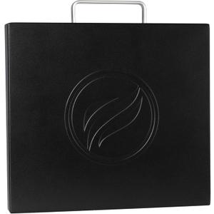 Blackstone 5701 Tabletop 17" Griddle Hard Cover, Flat Top Grill Cover with Handle and Hanging Brackets, Powder Coated Steel, Black