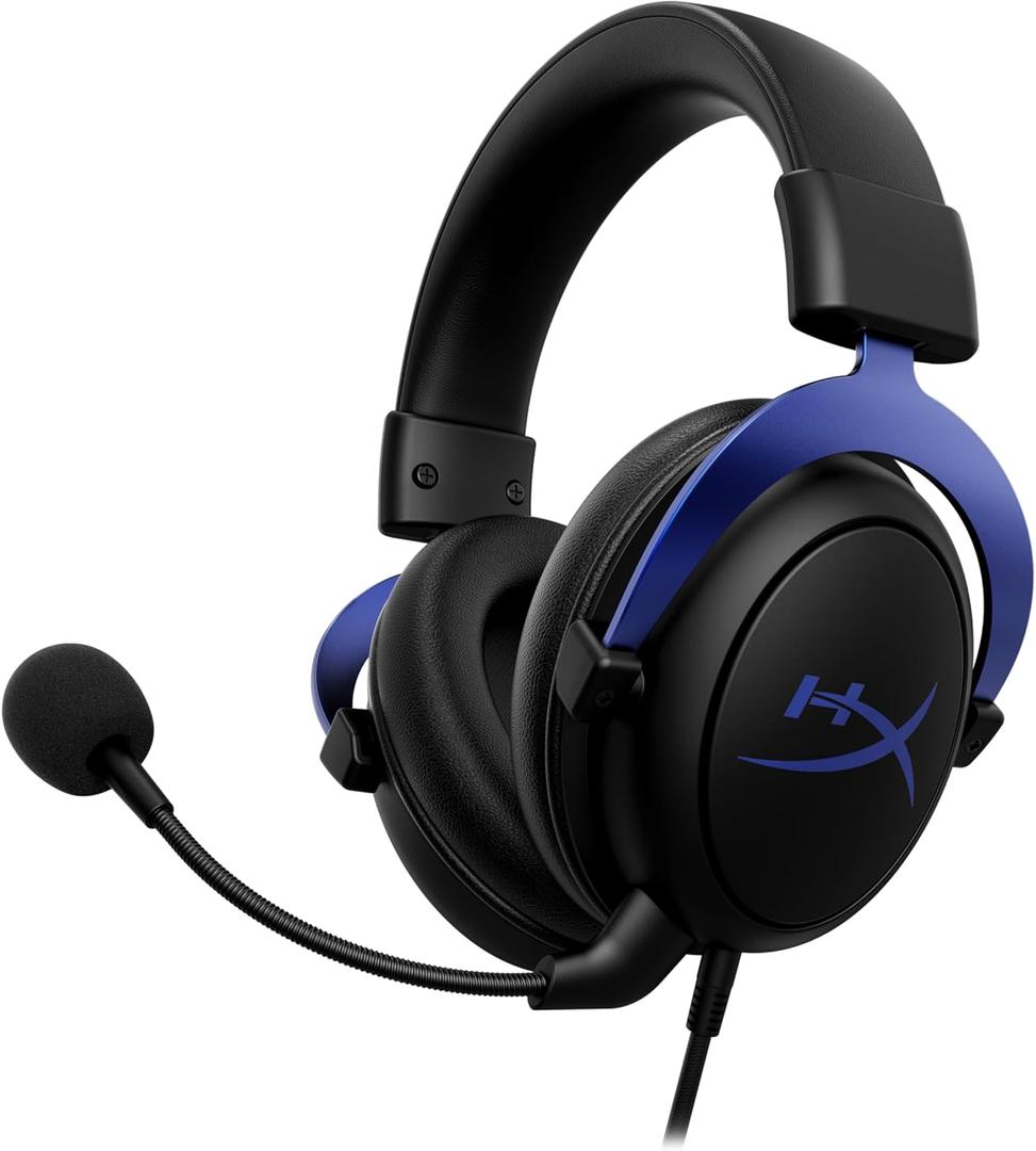 HyperX Cloud - Gaming Headset, Memory Foam Comfort, Noise-Cancelling mic, Durable Aluminum Frame. (Medium (Pack of 1))