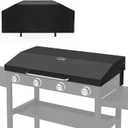 Upgrade Griddle Lid for Blackstone 36 inch Omnivore 1554 1836 1825 2177 1984 2266 Grill Hinged Lid, Griddle Hard Cover Hood with Thermometer for Blackstone Original Flat Top 36" Griddle