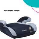Cosco Topside Backless Booster Car Seat, Lightweight Booster Seats for Cars 40-100 lbs, Backless Booster Seat for Car, Rainbow