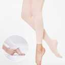 Girls Women Dance Ballet Tights Convertible Transition Leggings for Kids Students Tights 60D (Toddler/Kids/Women) (Pink)