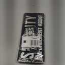 2 Pack Security Patch with Loop Hook System,Durable Fabric Patches with Embroidered Letters for Officer Guard Custom Uniforms Vest, Jacket, Carrier, Hat, 1Small and 1 Large (White)