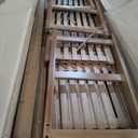 47.2 in Shoe Rack Bench with Cushion, 3 Tier Bamboo Entryway Bench with Storage for Entryway, Hallway, Bedroom, Living Room