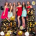Graduation Prom Party Decorations Class of 2026, 8 Pcs Silver Balloon Boxes with Letters Cards, Graduation Prom Party Supplies Decor for College High School Congrats Grad Send Off Ceremony