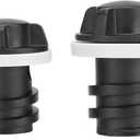 2 Pack Drain Plugs for RTIC Coolers, Large & Small Cooler Drain Plugs Compatible with RTIC 20QT, 45QT, 65QT Coolers with New Two Drains