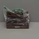 Woven Mail Organizer, Mail Organizer Countertop, Natural Tabletop Mail Holder, Rattan Desk Organizer, Boho Office Desk Accessories, Mail Basket for Bill Mail Papers Letters(Brown)