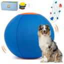 TailWaggers Jingle Herding Ball for Dogs,Durable Cover for Long-Lasting Dog Toys, for Exercise andEntertainment Dogs in Backyard-18in