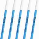 Washable Fabric Markers for Sewing,5 Pack,Blue,Erasable Sewing Markers for Fabric,Water Soluble Embroidery Pen,Fabric Marking Pen,Fabric Marking Pens for Quilting,Sewing Supplies and Accessories
