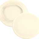 PATIKIL 9.5" Round Bar Stool Cover, 2 Pack Washable Elastic Stool Cover for Diameter 11"-13" Chair, Cream