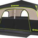 8 Person Instant Tent,Pop Up Tents for Camping with Rainfly 60 Seconds Easy Setup,Cabin Tent for Family Camping with Expandable Carry Bag & Upgraded Ventilation