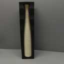 White Ceramic Vase, 20.4" Tall Floor Vase Modern Rustic Handcrafted Decorative Flower Vase for Branches and Dried Flowers, Home Decor, Living Room, Bedroom (Beige White)