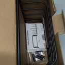 Fikoksol Cutting Board Organizer and Baking Sheet Rack, [1-Pack] Black Heavy Duty Metal Cookie Sheet Organizer for Cutting Board Storage & Plate Holder for Cabinet, Tray Dividers for Cabinets